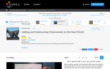 Adding and Subtracting Polynomials in the Real World
