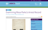 Examining Rosa Parks's Arrest Record