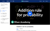 Addition Rule for Probability