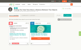 Finding the Total Time Given a Distance Between Two Objects