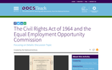 The Civil Rights Act of 1964 and the Equal Employment Opportunity Commission