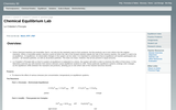 Chemical Equilibrium Lab - La Chatelier's Principle
