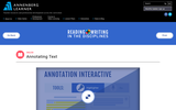 Annotating Text Interactive Resource