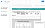 Unit 1, Lesson 11 Home-Learning A: How does moving bacteria that survive antibiotic doses from one environment to another affect the population over time?
