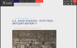 Interactive Photo: U.S. 42nd Division, 151st Field Artillery Battery F