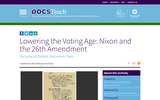 Lowering the Voting Age: Nixon and the 26th Amendment