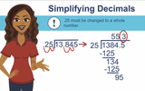Dividing Decimals Animated Review