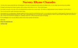 Nursery Rhyme Charades