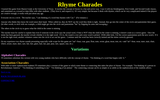 Rhyme Charades