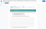 Unit 1, Lesson 11 Student Home-Learning B: How does moving bacteria that survive antibiotic doses from one environment to another affect the population over time?