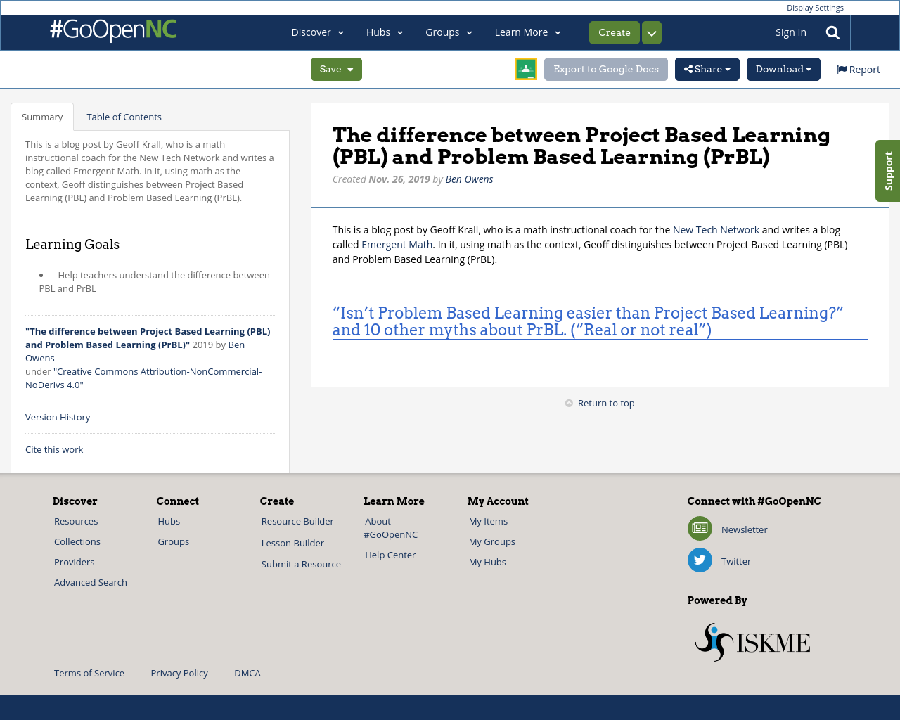 The difference between Project Based Learning (PBL) and Problem Based ...